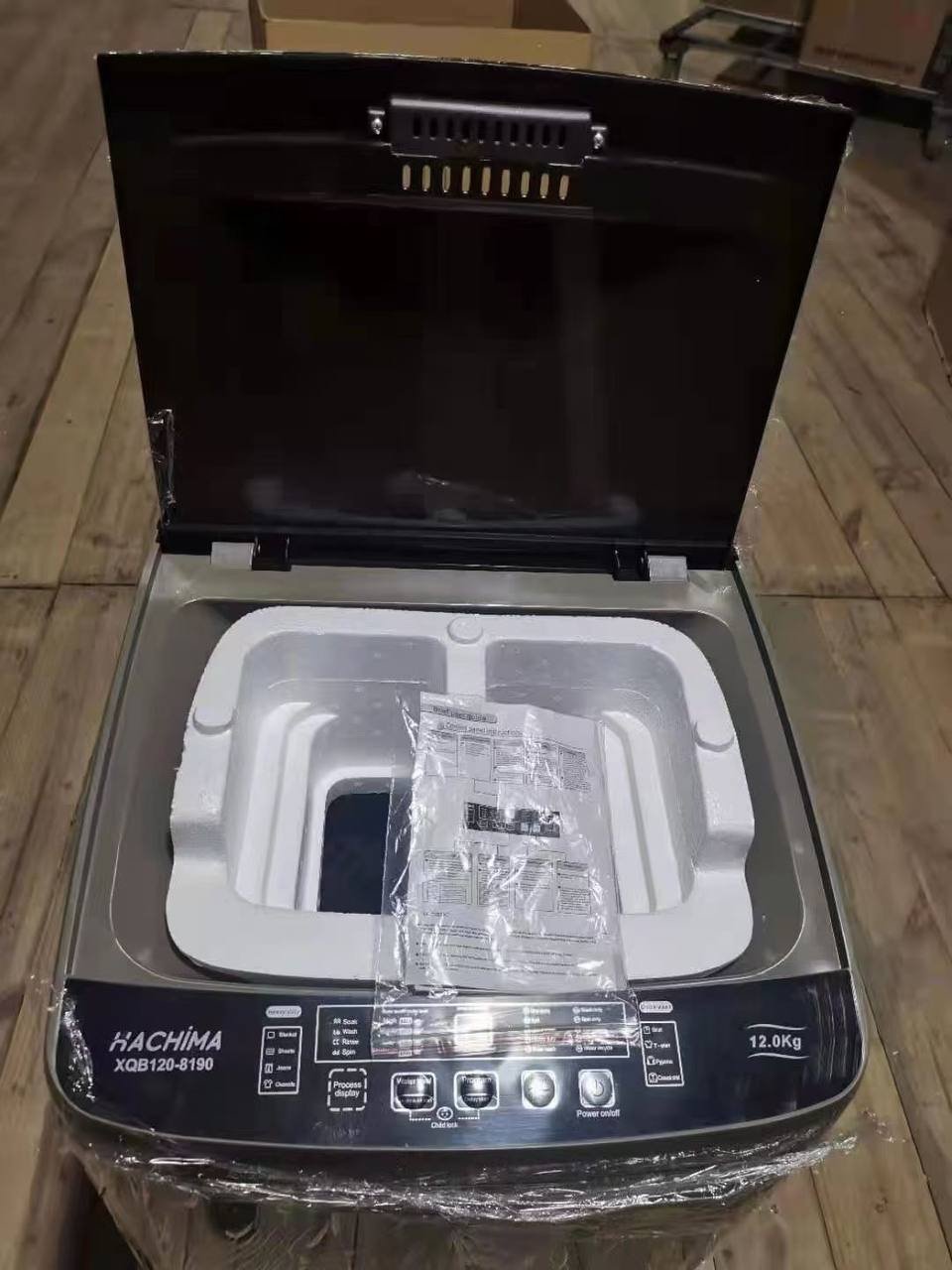 img_4549 12KG WASHING MACHINE WASH & DRY (I use this since 2017 at home ) Sea cost only , shipping fee in 90 days - Image 1