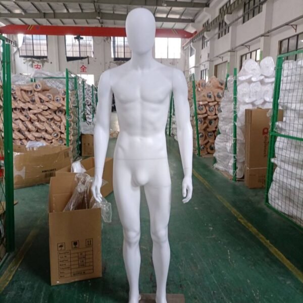 2205 WHITE FULL BODY MALE MANNEQUIN
