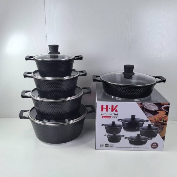 GRANITE 10PC POT SET