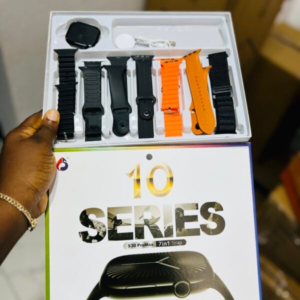 S30 PROMAX SMARTWATCH WITH 7 STRAPS