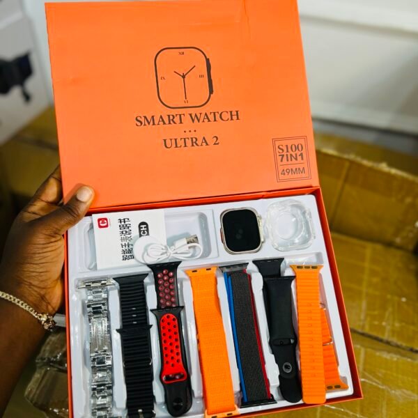 ULTRA 2 WITH 7 STRAPS AND SCREEN PROTECTOR SMARTWATCH